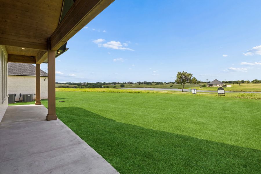 Exterior details and patio area of a home in The Retreat, Cleburne (Image 21). Exterior details and patio area of a home in The Retreat, Cleburne (Image 21).