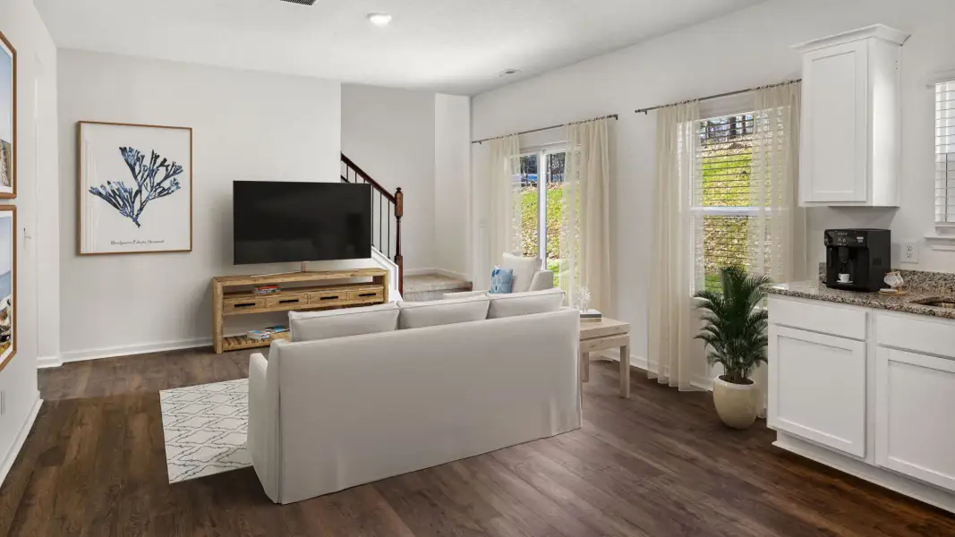Furnished interior view inside a new home in Keebler Meadows, Johnson City (Image 7).