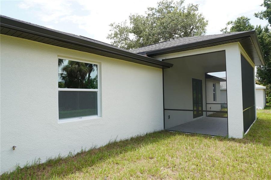Exterior details and patio area of a home in , North Port (Image 36). Exterior details and patio area of a home in , North Port (Image 36).