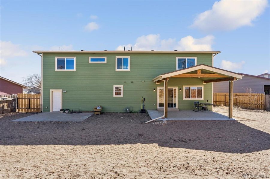 Exterior details and patio area of a home in , Evans (Image 4).