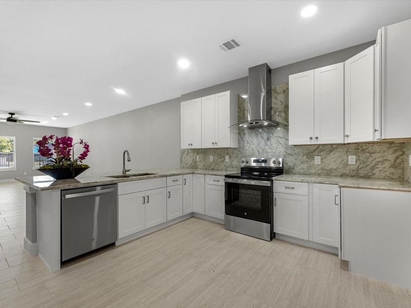 Furnished interior view inside a new home in , Houston (Image 7).