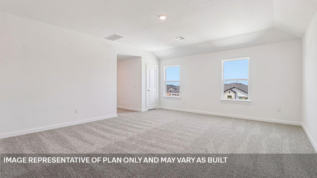 Spacious, unfurnished interior of a new home in Monarch Ranch, Manor (Image 23).