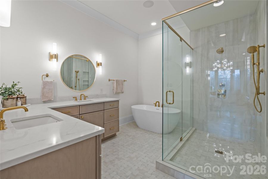 Furnished interior view inside a new home in Ferncliff at Cotswold, Charlotte (Image 8).