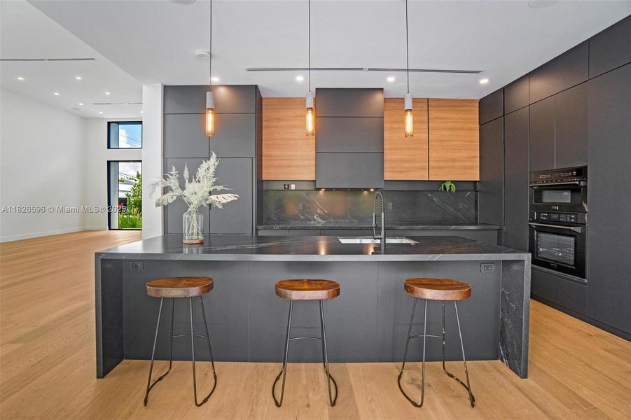 Furnished interior view inside a new home in , Miami (Image 15). Furnished interior view inside a new home in , Miami (Image 15).