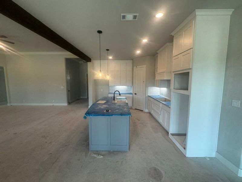 In-progress construction of a new home in King Crossing Estates, Van Alstyne, TX (Image 6).