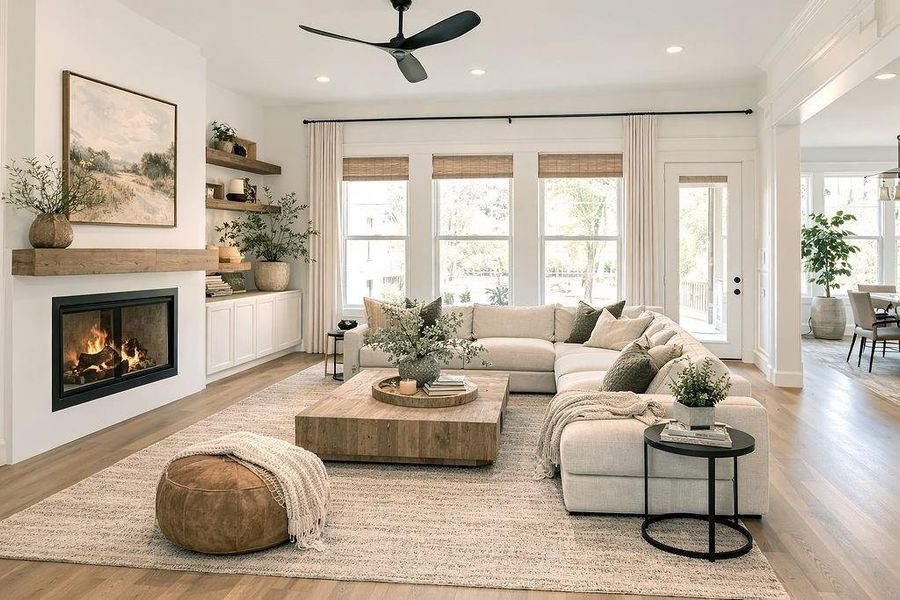 Furnished interior view inside a new home in , Tyler (Image 9).
