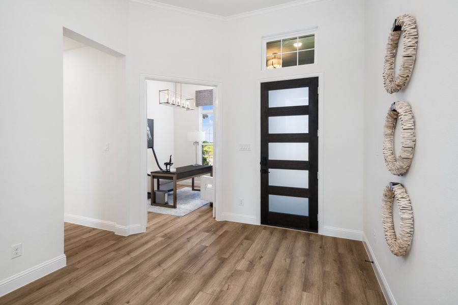 Representative furnished interior of a home built from the Jackson by UnionMain Homes in Cambridge Crossing, Celina (Image 6).