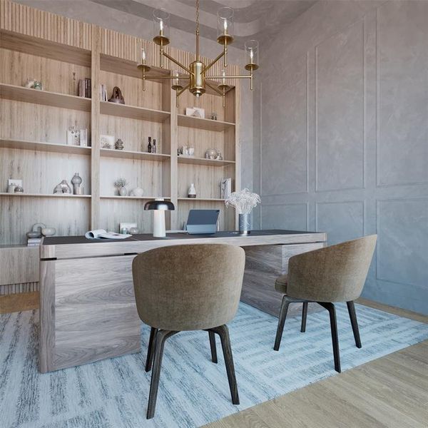 Furnished interior view inside a new home in , Dallas (Image 7).