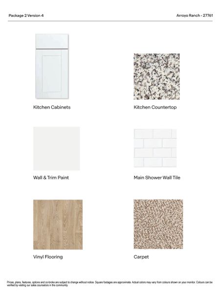 Sample of building materials used in homes in Arroyo Ranch, Seguin (Image 30).