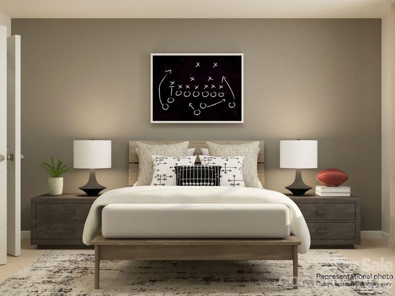 Furnished interior view inside a new home in Sullivan Farm, Statesville (Image 9).