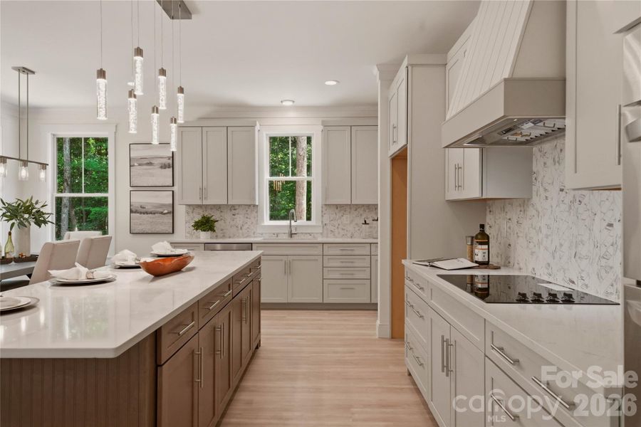 Furnished interior view inside a new home in , Monroe (Image 10).