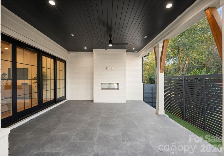 Exterior details and patio area of a home in , Charlotte (Image 27).