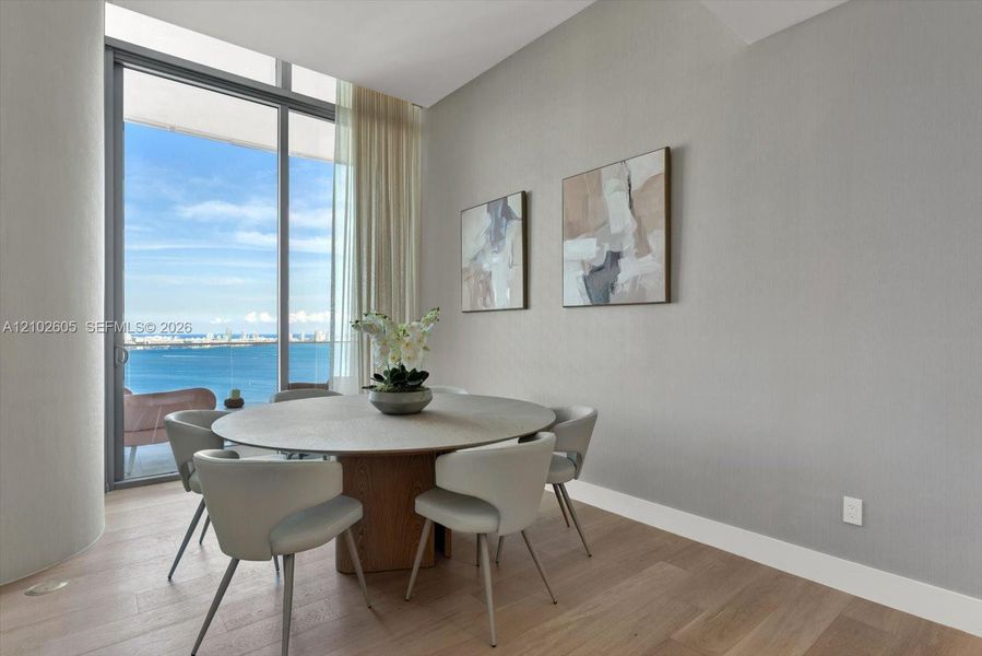 Furnished interior view inside a new home in , Miami (Image 8).