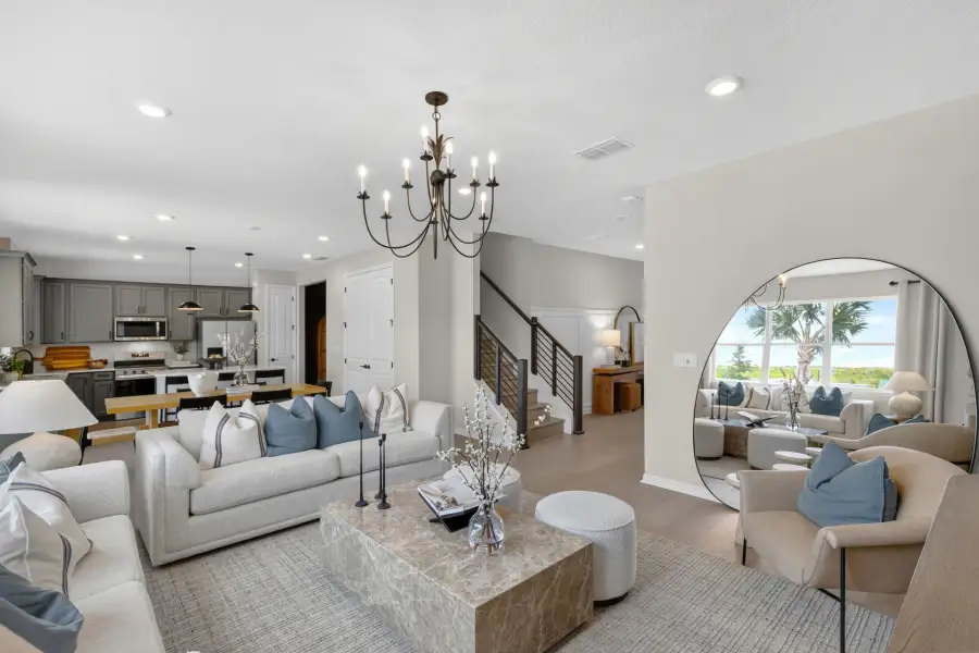 Representative furnished interior of a home built from the Imperial by Pulte Homes in Waypointe, Port Orange (Image 18).