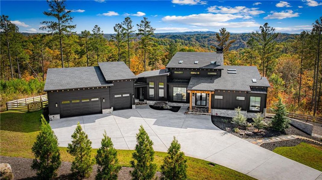 Front exterior of a new home in , Ellijay, GA, highlighting curb appeal (Image 2).