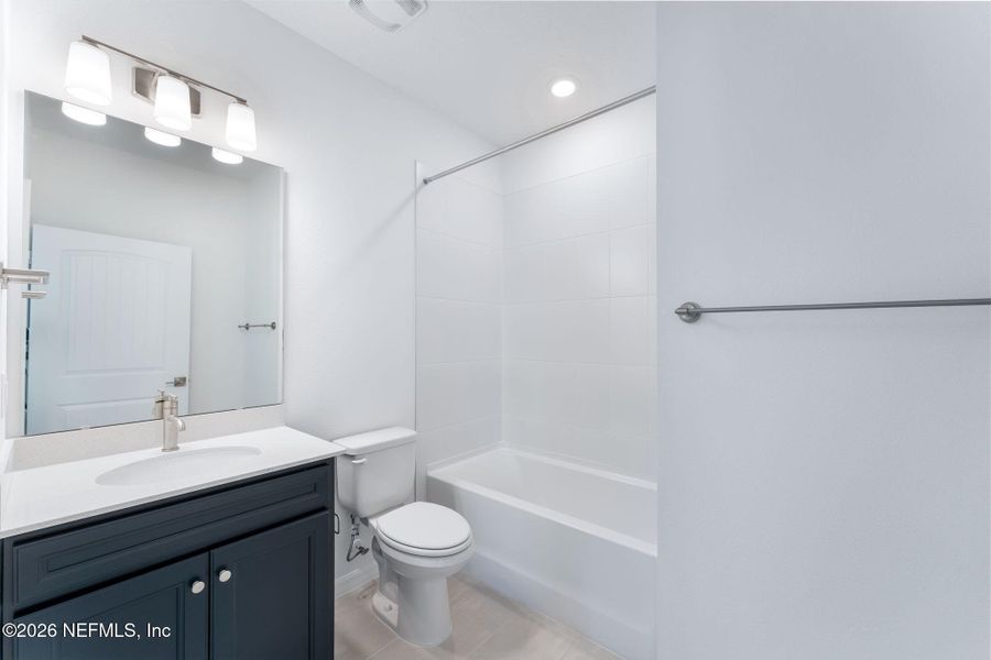 Furnished interior view inside a new home in Del Webb Wildlight, Wildlight (Image 12).