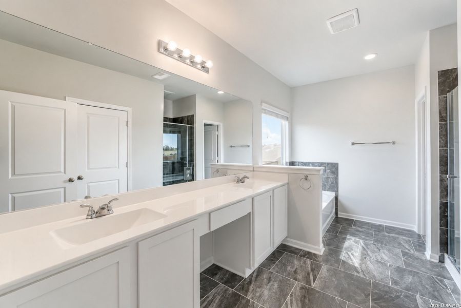 Furnished interior view inside a new home in Morgan Meadows, San Antonio (Image 6).