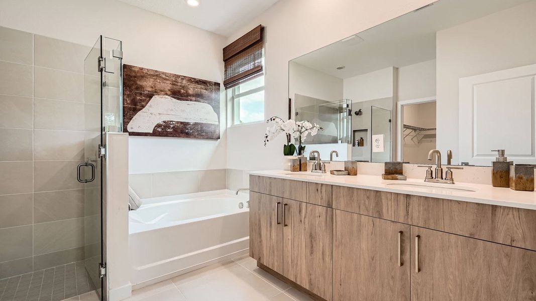 Furnished interior view inside a new home in Sandpiper Square, Stuart (Image 23).