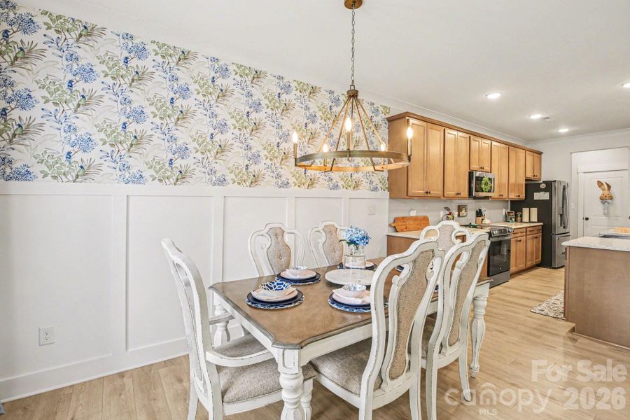 Furnished interior view inside a new home in , Greensboro (Image 8).