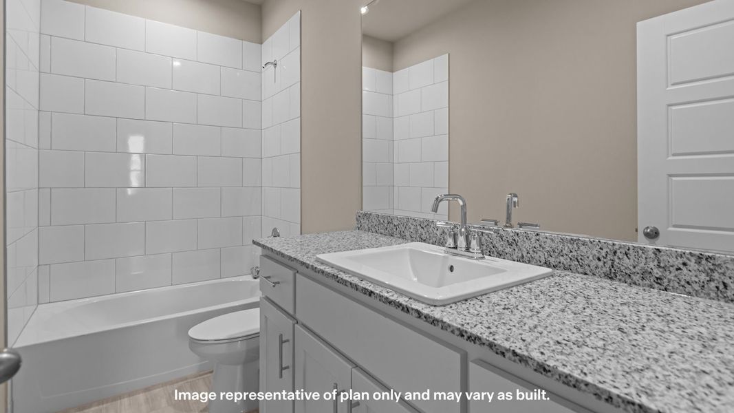 Furnished interior view inside a new home in Homestead at Parks Bell Ranch, Odessa (Image 9).