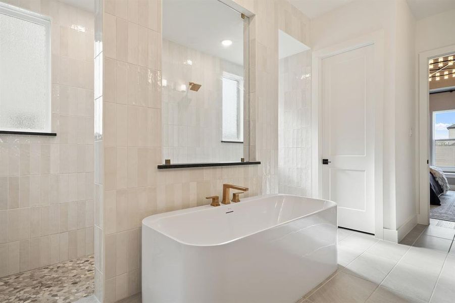 Furnished interior view inside a new home in Painted Tree 60' Series, McKinney (Image 32).