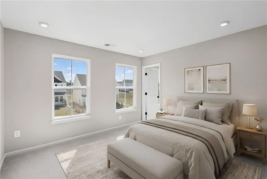 Furnished interior view inside a new home in Twin Lakes, Hoschton (Image 8).