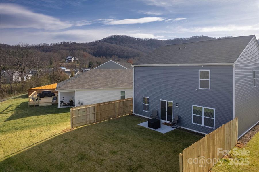 Exterior details and patio area of a home in , Clyde (Image 3). Exterior details and patio area of a home in , Clyde (Image 3).