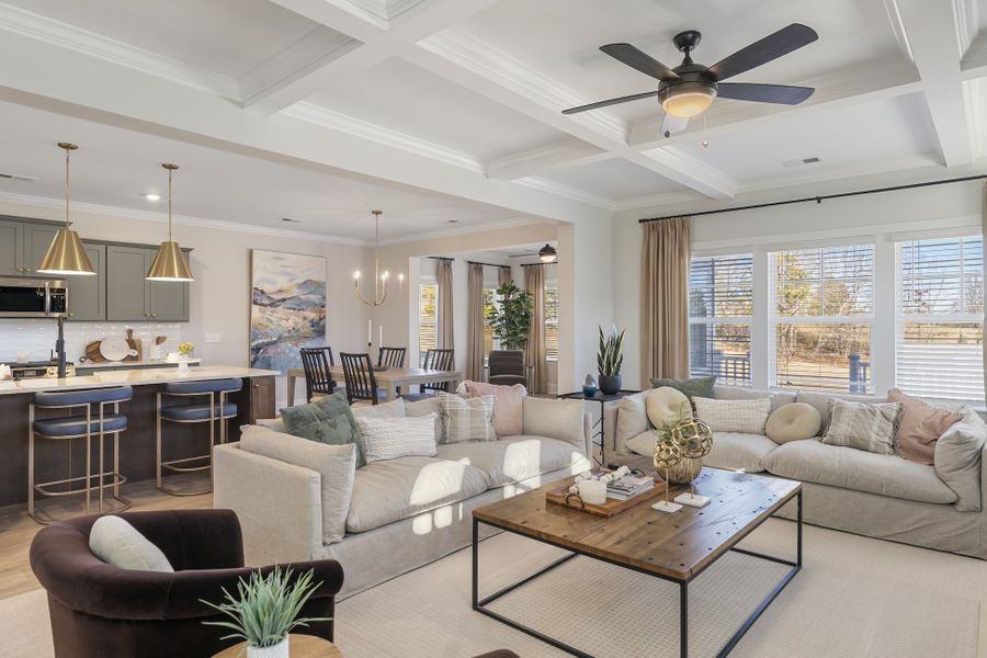 Furnished interior view inside a new home in Parris Meadows, Chesnee (Image 6).