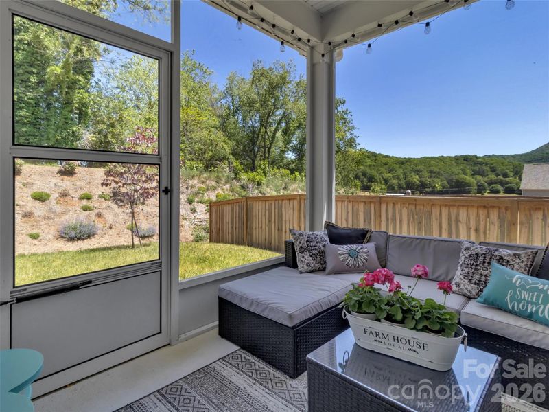 Exterior details and patio area of a home in , Waynesville (Image 3).