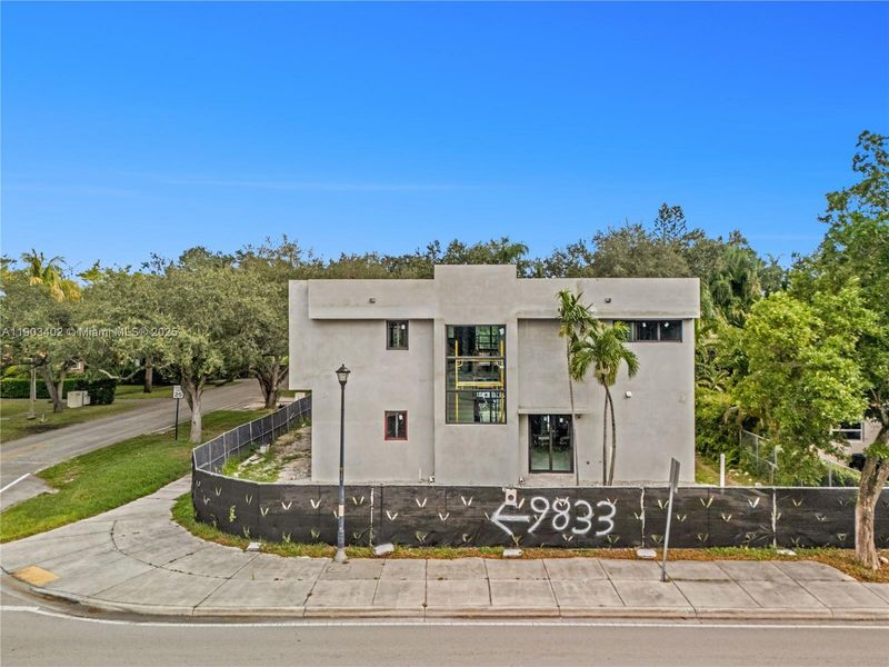 In-progress construction of a new home in , Miami Shores, FL (Image 3).