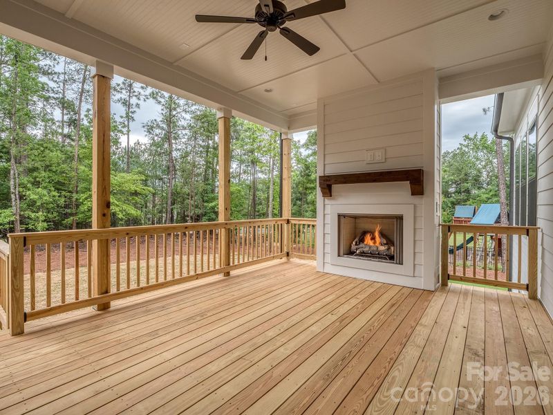 Exterior details and patio area of a home in , York (Image 4).