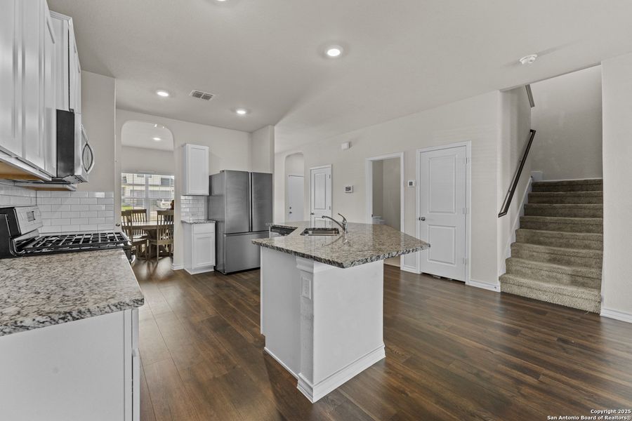 Furnished interior view inside a new home in , San Antonio (Image 13). Furnished interior view inside a new home in , San Antonio (Image 13).