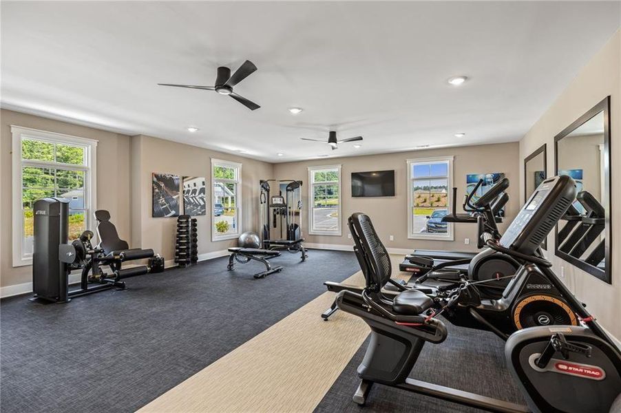 Community amenities in The Courtyards at Bailey Farms, Dacula (Image 36).