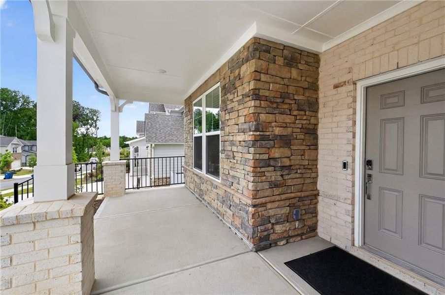 Exterior details and patio area of a home in Bailey Fence, Dacula (Image 31). Exterior details and patio area of a home in Bailey Fence, Dacula (Image 31).