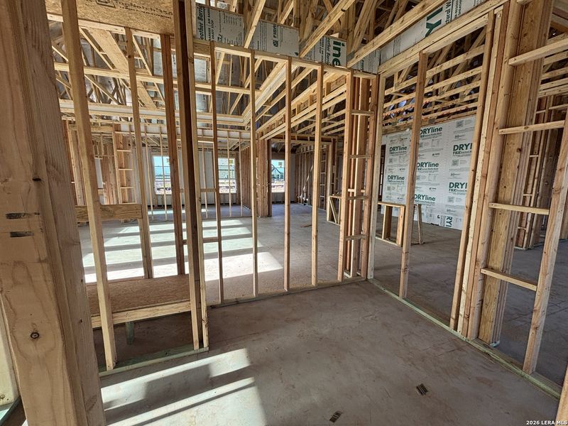 In-progress construction of a new home in The Heritage at Saddlebrook Ranch 70's, Schertz, TX (Image 18).