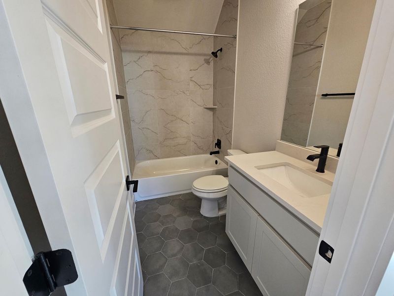 Furnished interior view inside a new home in Blackhawk in Pflugerville, Pflugerville (Image 10).