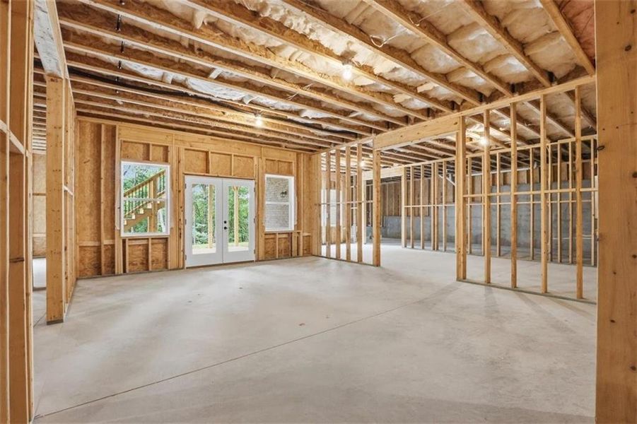 In-progress construction of a new home in , Clarkesville, GA (Image 57).