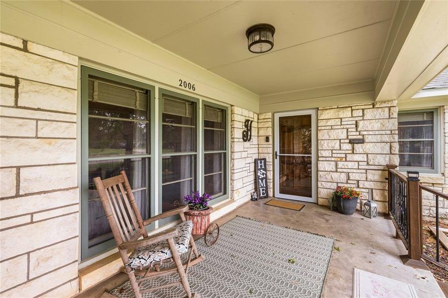 Exterior details and patio area of a home in , Brownwood (Image 29). Exterior details and patio area of a home in , Brownwood (Image 29).