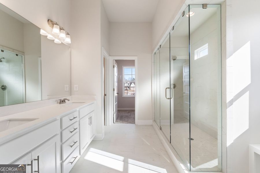Furnished interior view inside a new home in Rosewood Lake Estates, Hoschton (Image 9).