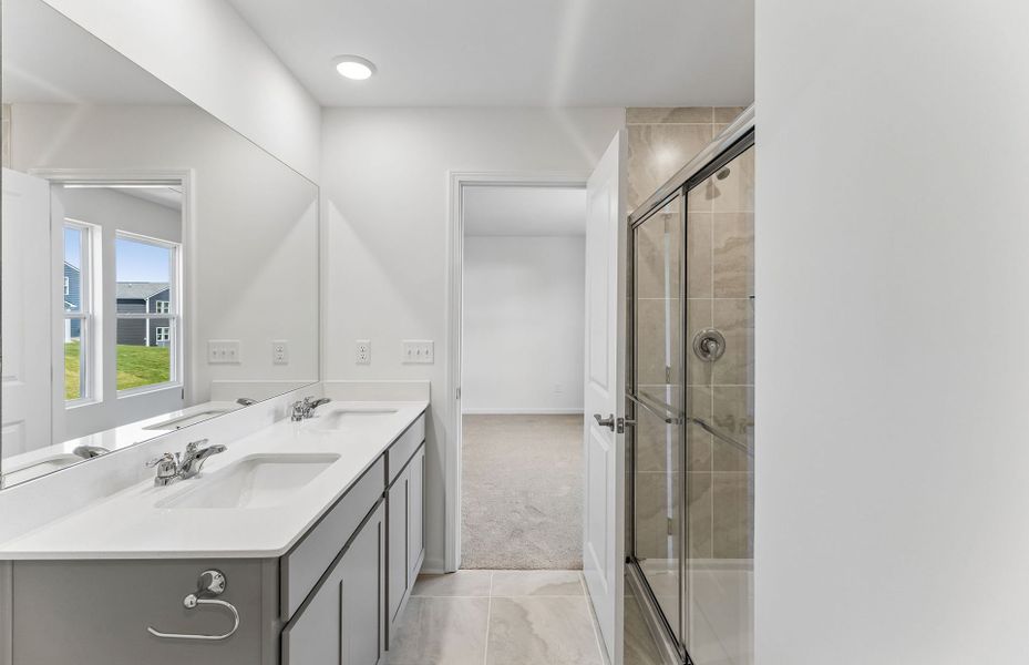 Furnished interior view inside a new home in Independence at Carter's Station, Columbia (Image 5).