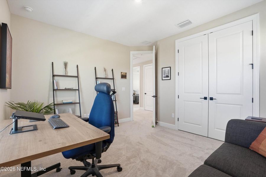 Furnished interior view inside a new home in Seven Pines 50' Rear Entry, Jacksonville (Image 30).