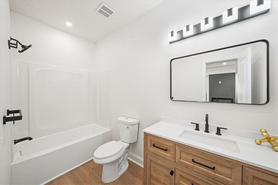 Furnished interior view inside a new home in , Atlanta (Image 11). Furnished interior view inside a new home in , Atlanta (Image 11).