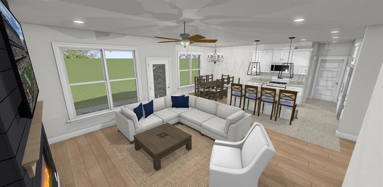 Furnished interior view inside a new home in , Sherman (Image 7). Furnished interior view inside a new home in , Sherman (Image 7).