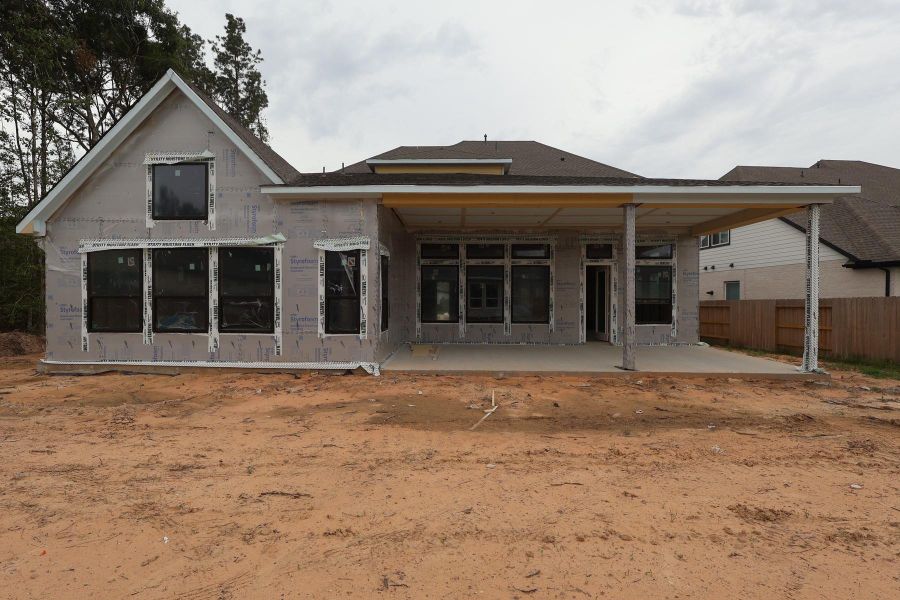 In-progress construction of a new home in ARTAVIA - Parkview Collection, Conroe, TX (Image 7). In-progress construction of a new home in ARTAVIA - Parkview Collection, Conroe, TX (Image 7).