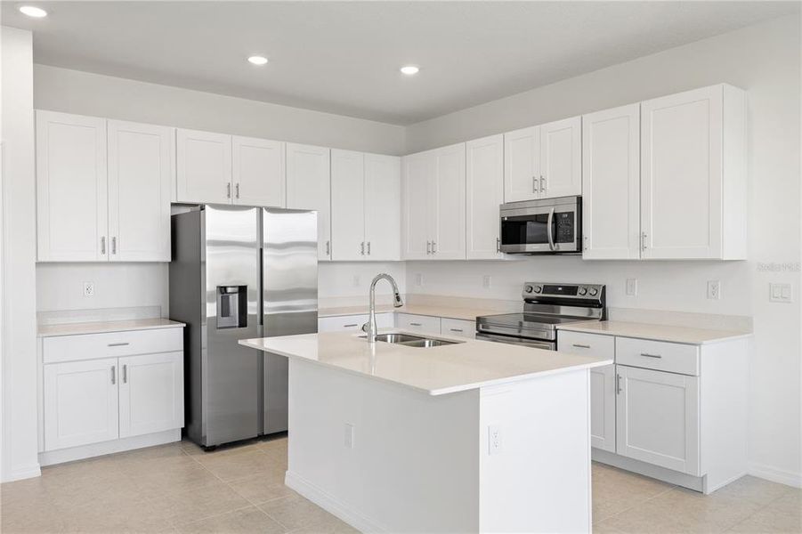 Furnished interior view inside a new home in Cypress Park Estates, Haines City (Image 2).