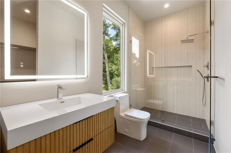 Furnished interior view inside a new home in , Sandy Springs (Image 37).