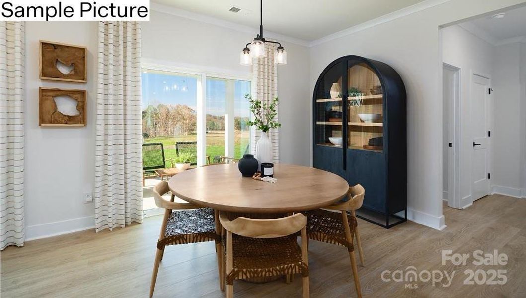 Furnished interior view inside a new home in Westport, York (Image 32).