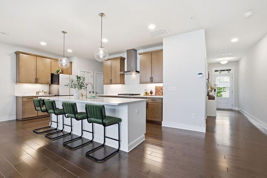 Furnished interior view inside a new home in , Cumming (Image 15).