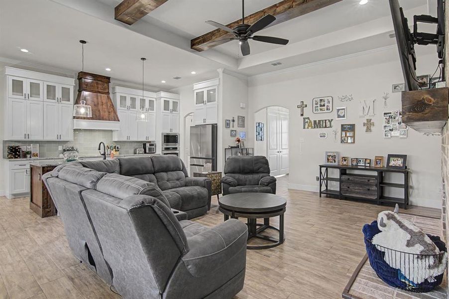 Furnished interior view inside a new home in Kessler Farms, Brock (Image 34).