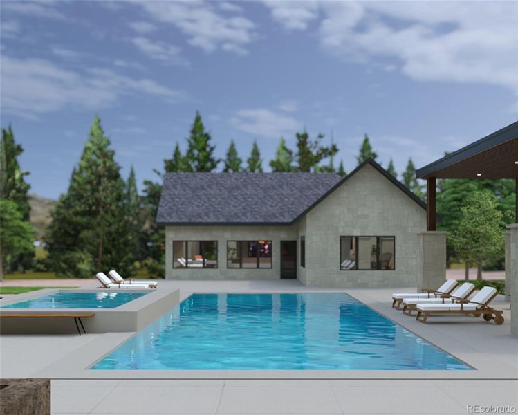 Renderings of pool Renderings of pool